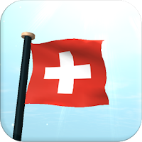 Switzerland Flag 3D Wallpaper
