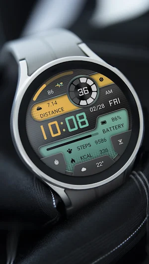 ZKinWatch Yellow green Texture Screenshot 1