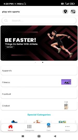 Racket Store Screenshot 0