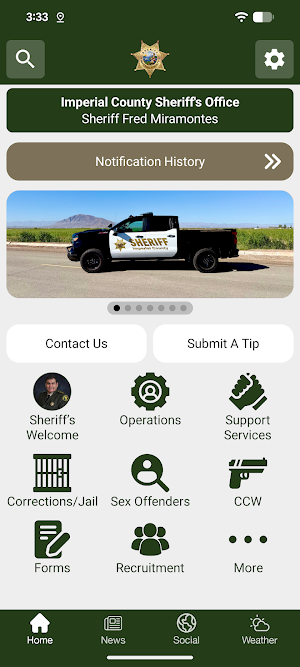 Imperial County Sheriff, CA Screenshot 0
