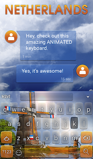 Netherlands Animated Keyboard Screenshot 2