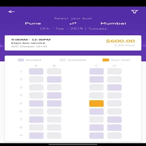 BusBooking Screenshot 1