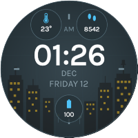 Urban Skyline Watch Face