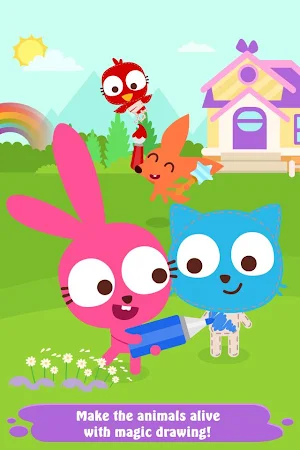 Purple Pink Coloring Fun Screenshot 2