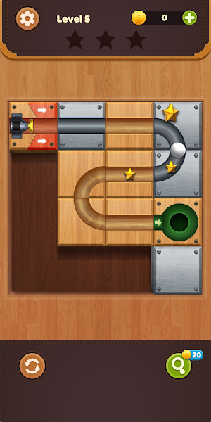 Rolling Ball: Slide Block Game Screenshot 1