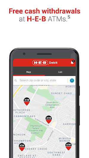 H-E-B Debit Screenshot 3