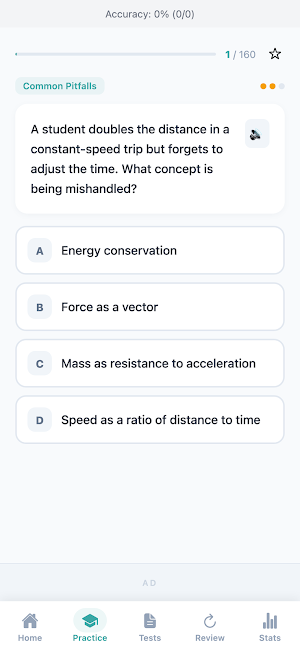 Physics Concepts Basics Drills Screenshot 1