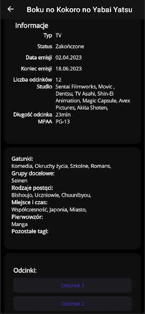 Anime player pl Screenshot 2