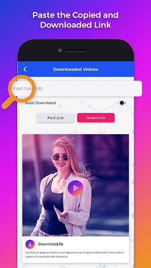 Video downloader - whats status saver Screenshot 1