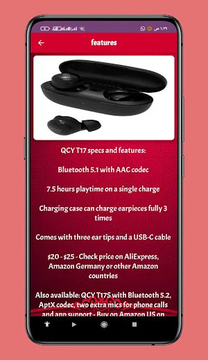 QCY T17 guide Screenshot 3