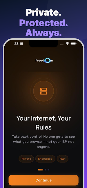 Freedom DNS - Fast & Secure Screenshot 2