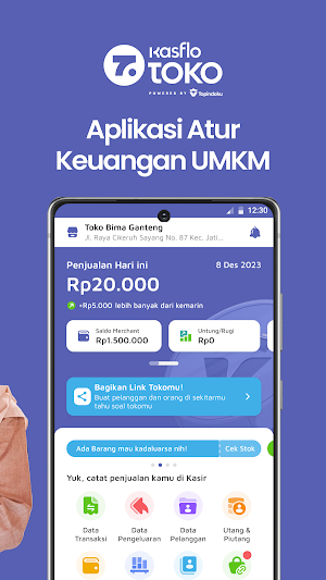 Kasflo Toko - POS Kasir Gratis Screenshot 2