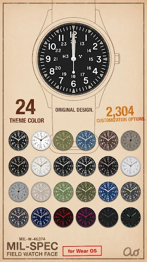 Military Spec Field Watch Face Screenshot 2