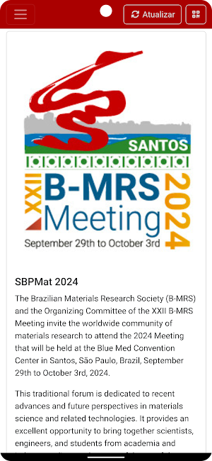 B-MRS Meeting 2024 Screenshot 0