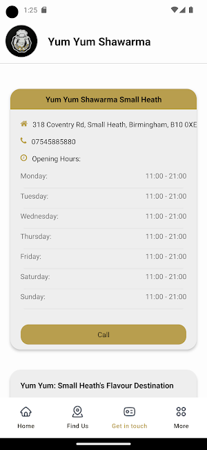 Yum Yum Shawarma Small Heath Screenshot 1