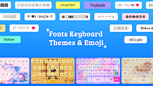 Aa Keyboard : Cool Fonts Screenshot 0