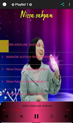 Sholawatan Nissa Sabyan MP3 Screenshot 2