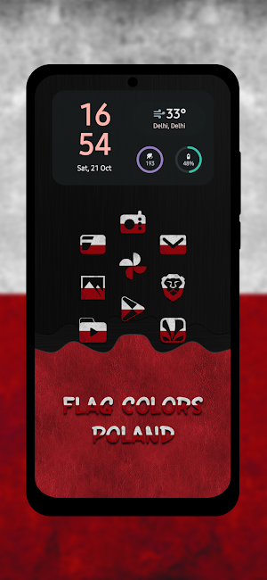 Poland - Flag Colors Icons Screenshot 1