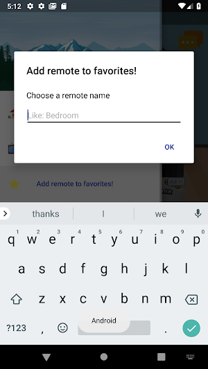Remote Control For Android TV-Box/Kodi Screenshot 3