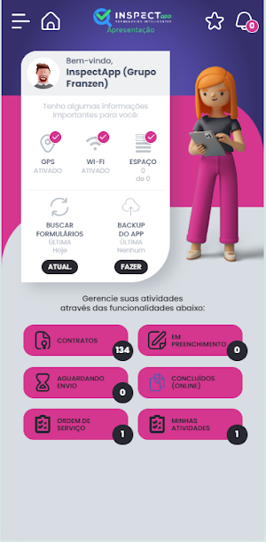 Inspect App - Apresentação Screenshot 0