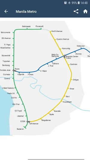 Manila MRT, LRT (Offline) Screenshot 1