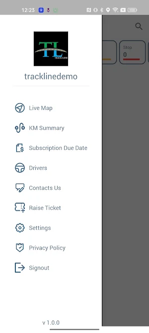 TRACKLINE LIVE Screenshot 1