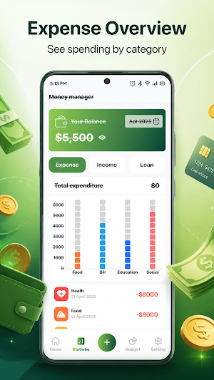 Daily Money Manager Screenshot 2