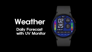 Weather Watch Face 01 Screenshot 0