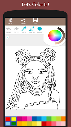 African American Coloring Book Screenshot 2