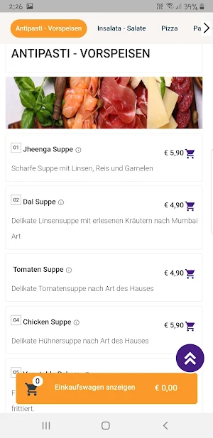 Napoli curry house Screenshot 3