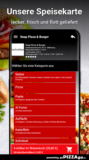 Snap Pizza - Burger Oldenburg Screenshot 3