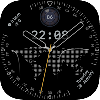 nbWatch Timezone Map WFF