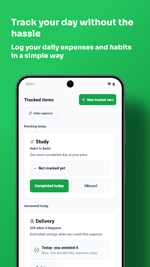 Nospree: Expenses & Habits Screenshot 1