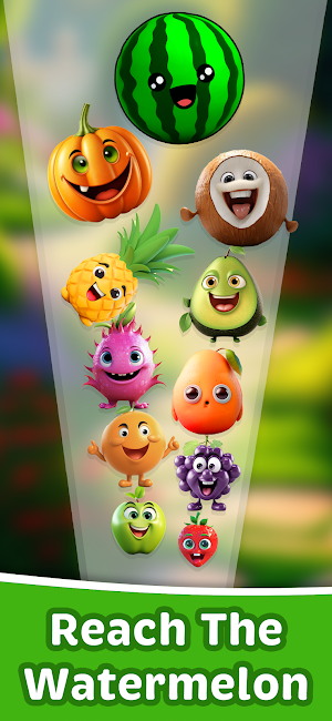 The Watermelon Game - Match 3d Screenshot 2