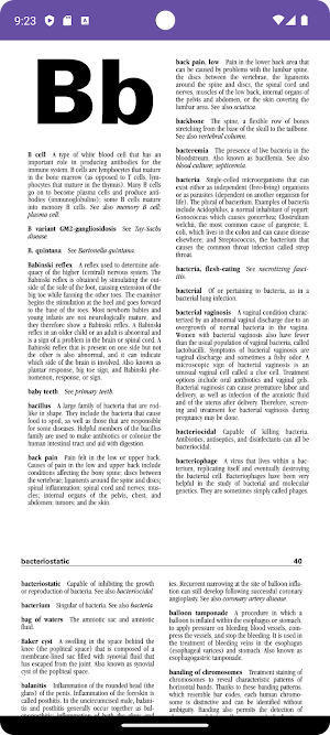 Medical Dictionary by Webster Screenshot 2