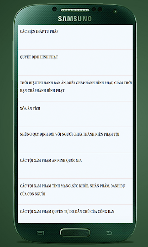 Luat Hinh Su Screenshot 1