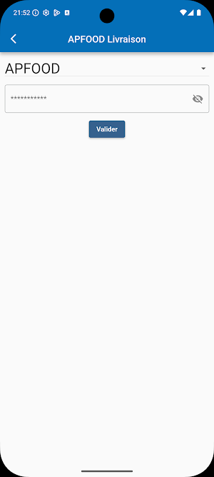 APFOOD Livraison Screenshot 1