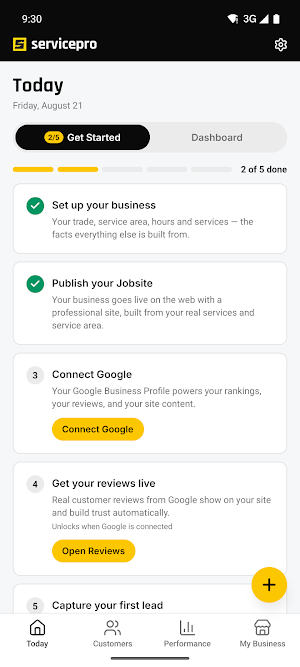 ServicePro.co Screenshot 1