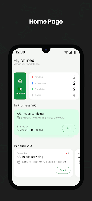 A.M Connect - Field App Screenshot 0