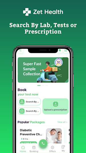 Zet Health Lab Tests, Medicine Screenshot 1
