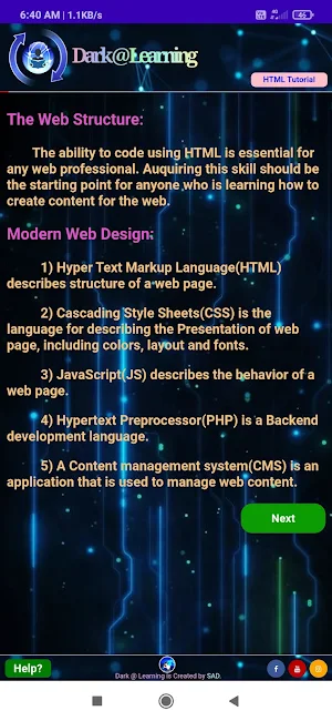 D@L - Web Design (HTML,CSS,JS) Screenshot 2