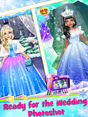 Ice Princess Wedding Dress Up Stylist Screenshot 3