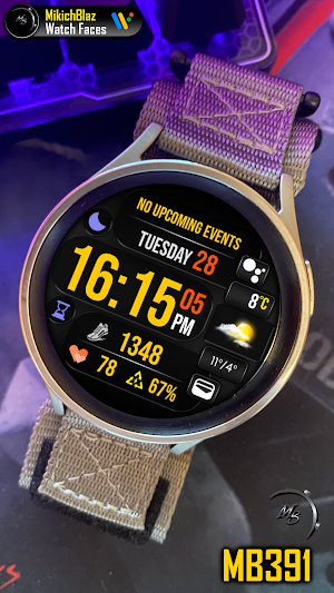 Digital Watch Face MB391 Screenshot 3