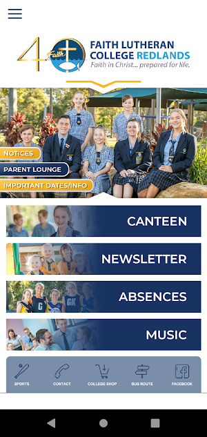 Faith Lutheran College Screenshot 0