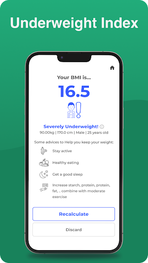 BMI Tracker: Ideal Body Weight Screenshot 3