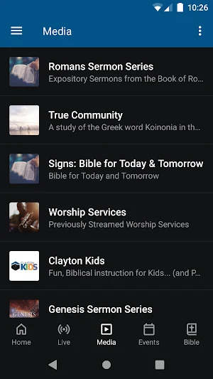 CBC APP Screenshot 1