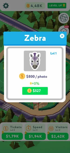 Idle Safari Tycoon Screenshot 1