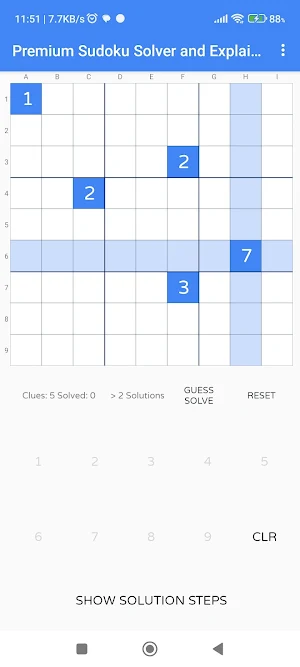 Sudoku Solver with Steps Pro Screenshot 1