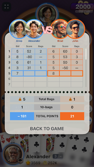 Spades: Classic Card Game Screenshot 2