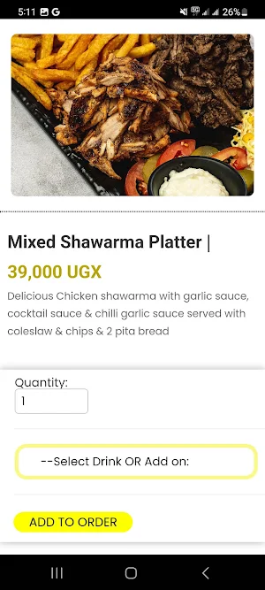Middle East Restaurant Screenshot 2